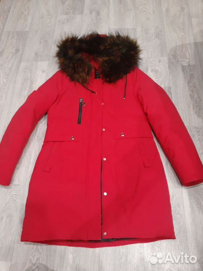 Зимний тёплый пуховик 46-48 размер