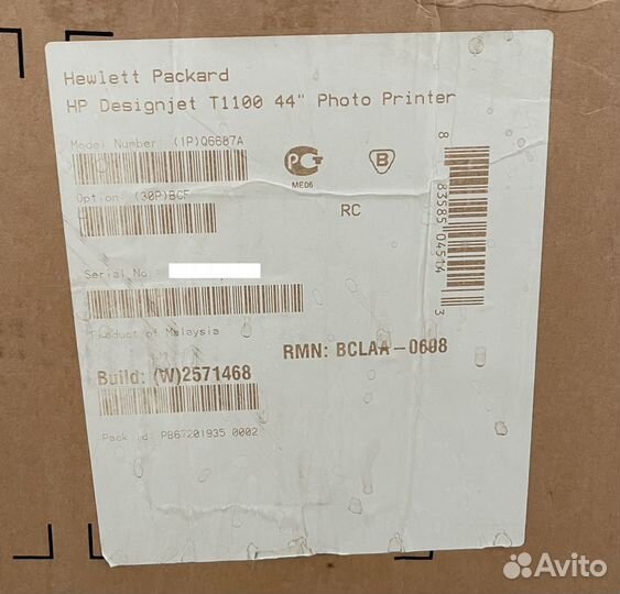 Плоттер новый HP Designjet T1100 44 дюйма
