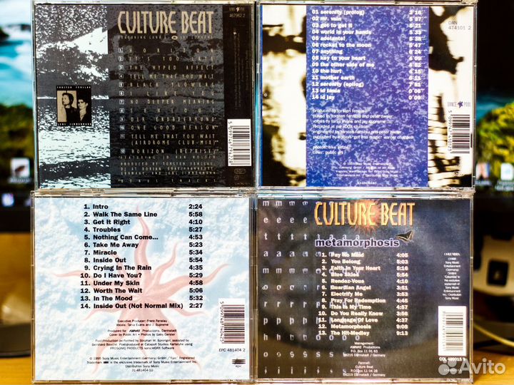Диски CD Culture Beat - Техно-Легенды 90х
