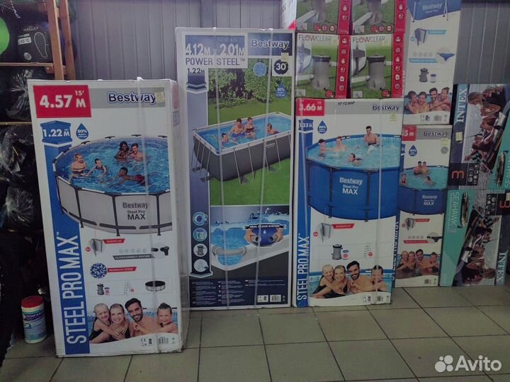 Бассейны новые