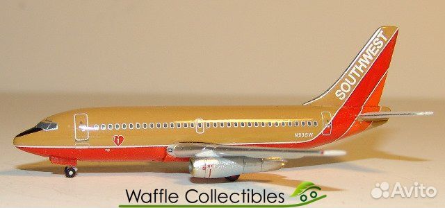 Модели самолёта B 737 Southwest 1/400 Gemini Jets