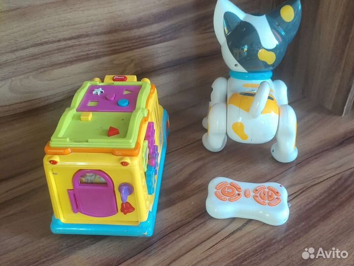 Развивающий автомобиль, интерактивный котик