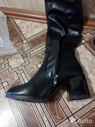 Сапоги ботфорты