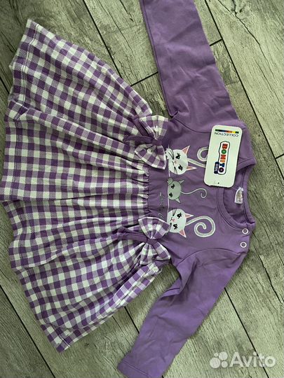 Летняя одежда для девочки 80 размер