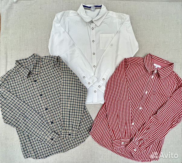 Рубашки Jacadi, Bonpoint, Petit Bateau 10-12 лет