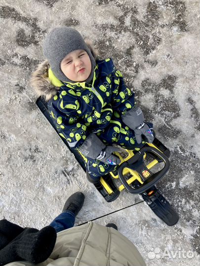 Зимний комплект: шапка-шлем Angel, краги Finox