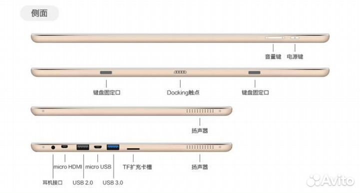 Планшет ноутбук 2 в 1