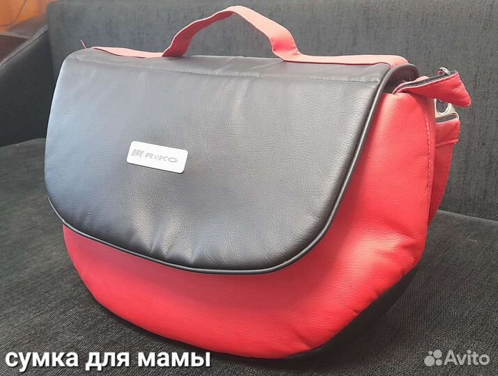 Коляска 2 в 1 Riko sigma эко кожа