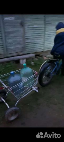Электровелосипед с прицепом