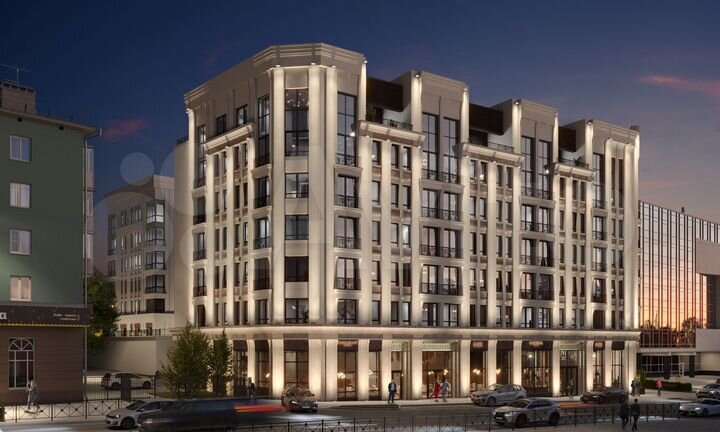 1-к. квартира, 80,4 м², 6/6 эт.