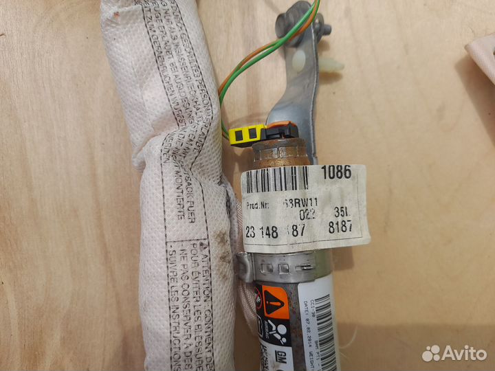 Подушка шторка Opel Insignia 2014