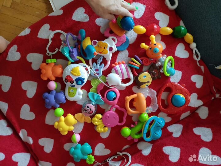 Игрушки погремушки пакетом