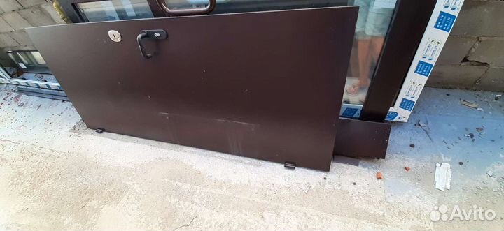 Дверь металлическая двухстворчатая