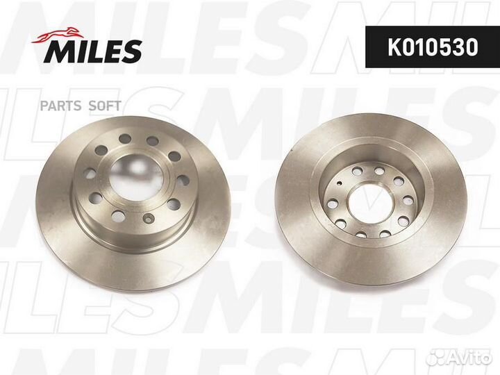 Miles K010530 Диск тормозной audi A3 03/skoda octa