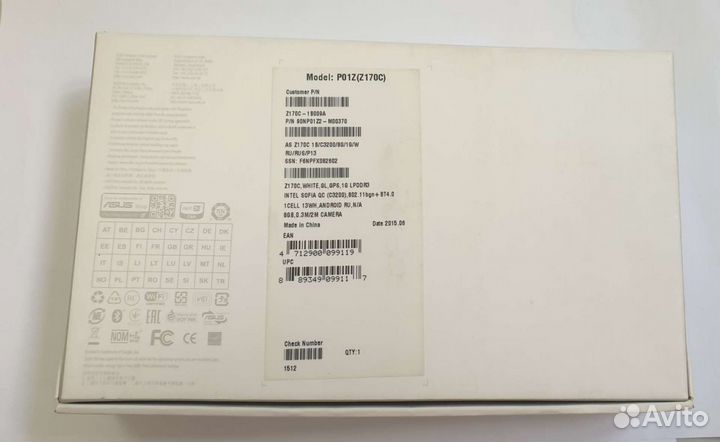 Планшет Asus Zenpad 7 (на запчасти или под ремонт)