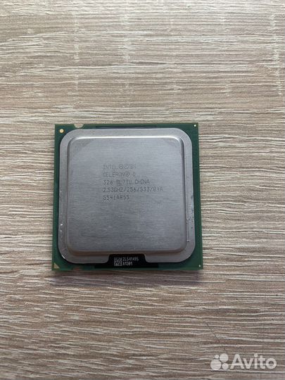 Процессоры intel celoron d 356 и 326