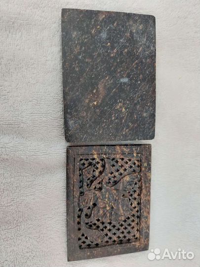 Шкатулка из натур камня прямоугольная