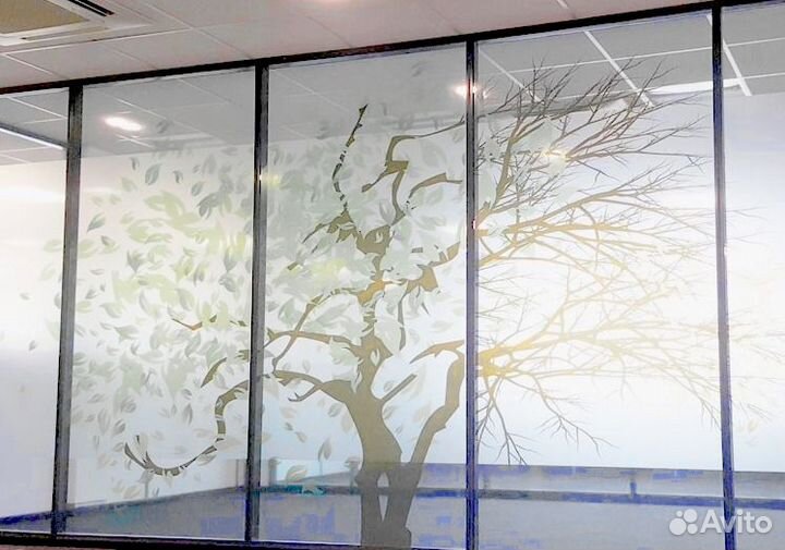 Памятник из стекла с фотопечатью