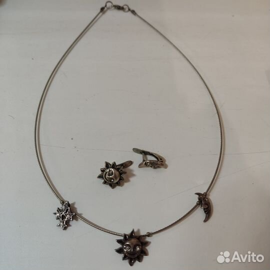Бижутерия набор луна и солнце
