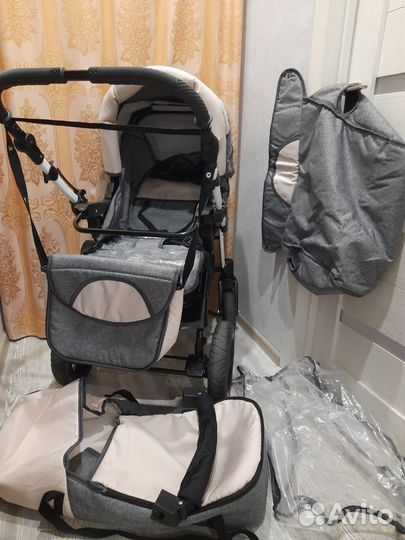 Коляска Babyton Pillo OX Grey-beige