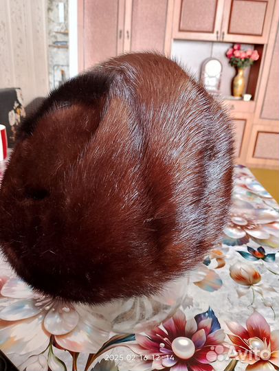 Шапка норковая женская