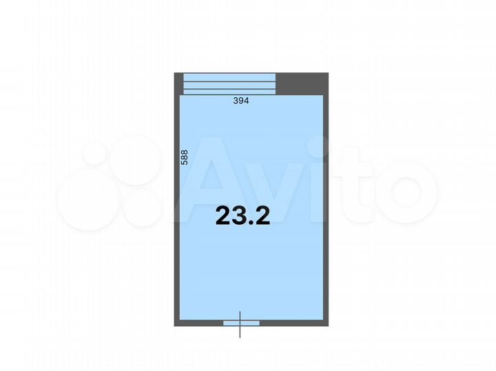 Небольшой офис в центре - 23,2 м с ндс