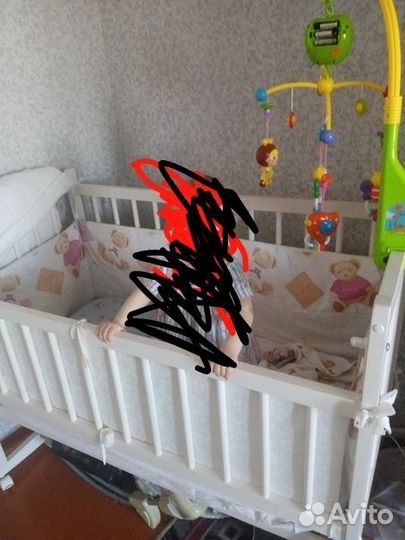 Продам детскую кроватку