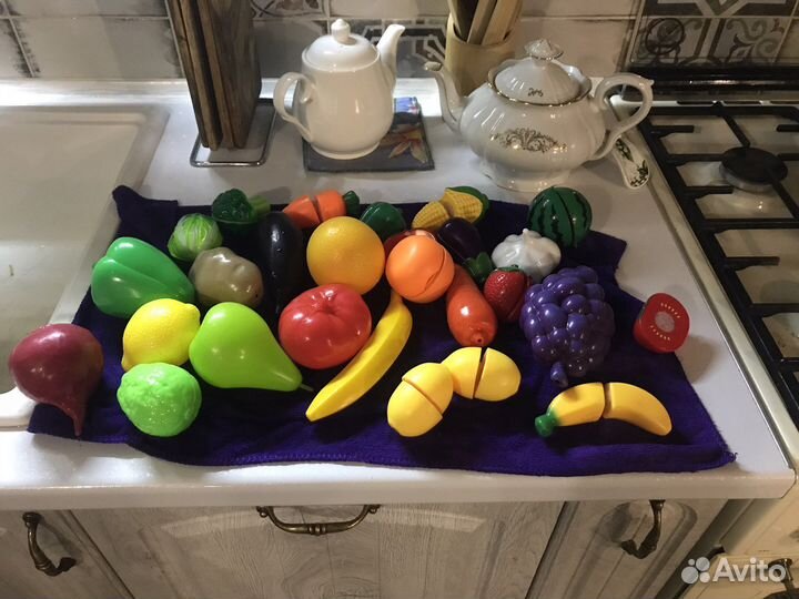 Овощи фрукты игрушки