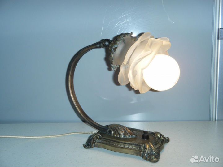 Лампа настольная антиквариат Франция