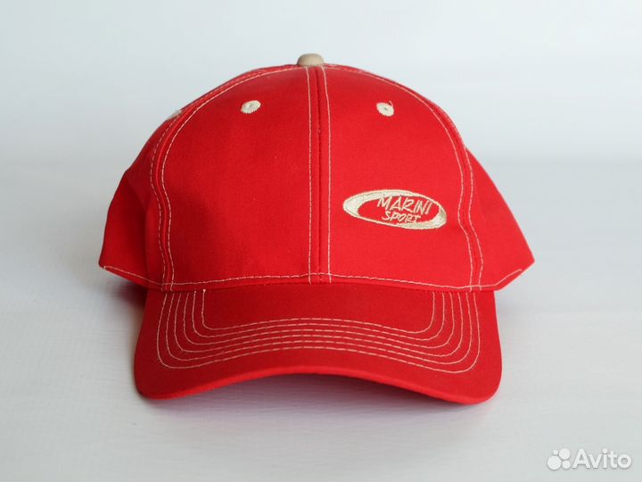 Бейсболка красная, производство Италия