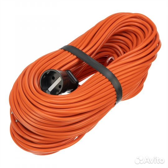 Удлинитель-шнур силовой 50 м, 10A, тип ух10, 1 роз