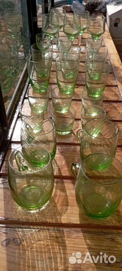 Набор кружек, рюмок, бокалов, стопок СССР