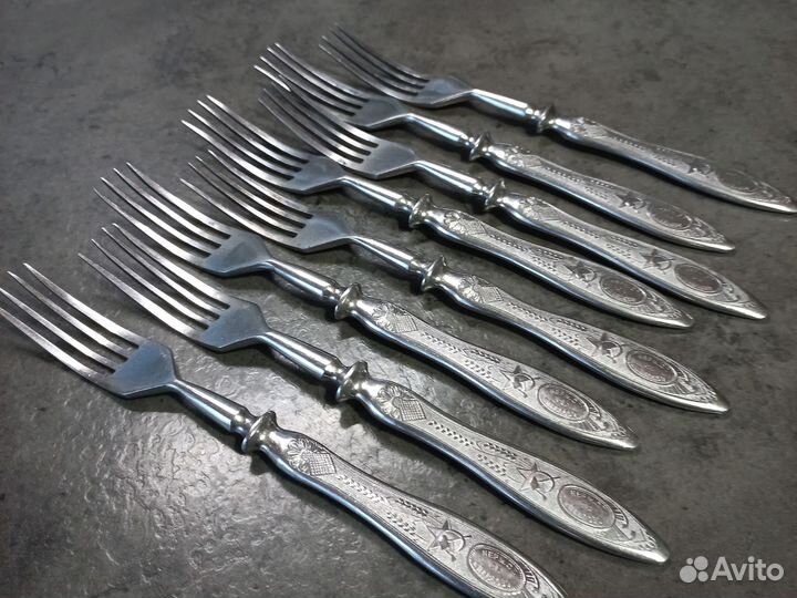 Вилки Звезда,Серп и Молот.арт.им.Кирова. Винтаж