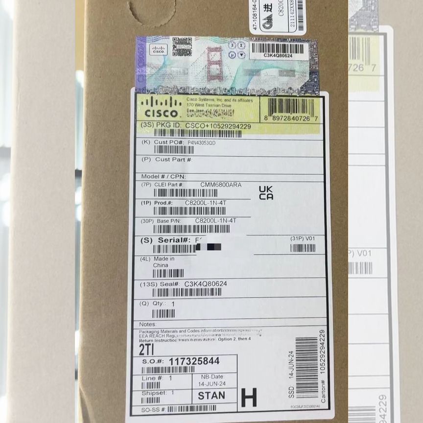 [C8200L-1N-4T] Маршрутизатор Cisco C8200l-1n-4t