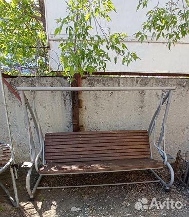 Садовые качели бу