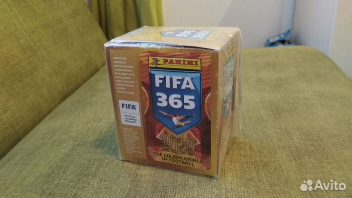 Блок наклейки panini FIFA 365 2019-2020 (50 паков)