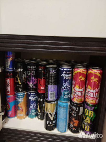 Банки от энергетиков