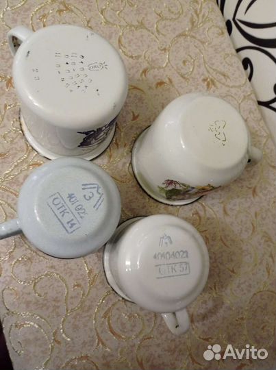 Эмалированные кружки СССР