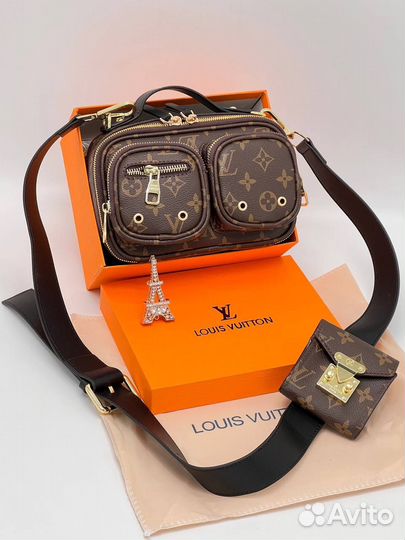 Сумка louis vuitton натуральная кожа