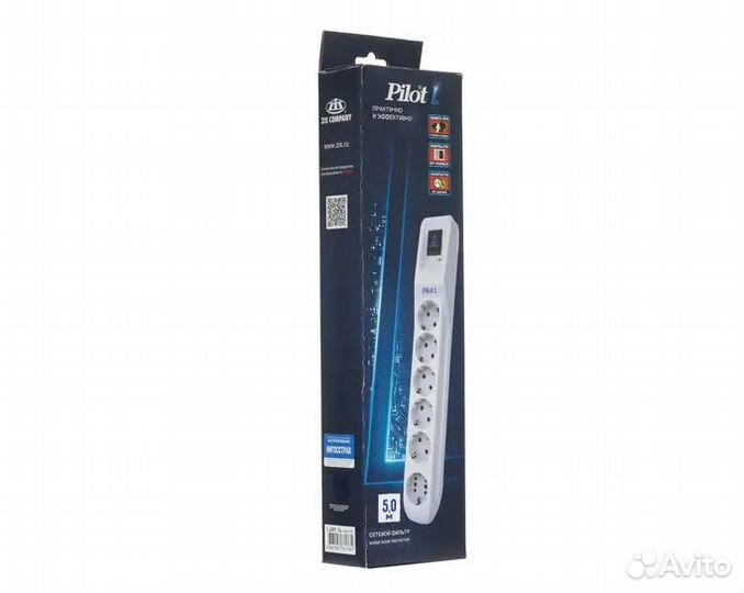 Сетевой фильтр Pilot L 6 розеток 5м