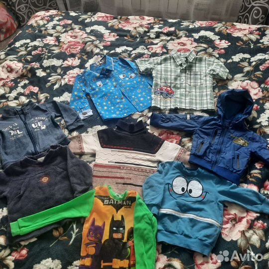 Вещи пакетом на мальчика от 6мес. до 4 лет