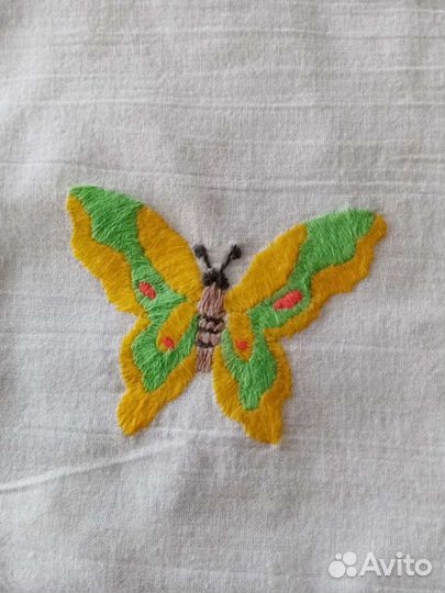 Старинная вышивка. Цветная