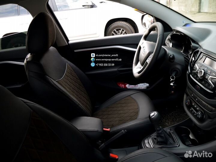 Авточехлы Лада Веста (SW Cross) Alkantara