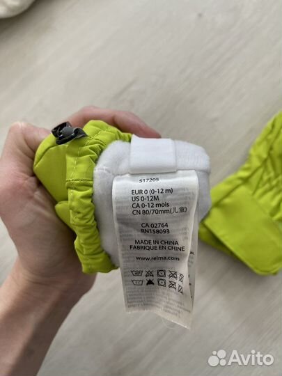 Варежки краги reima размер 0, оригинал