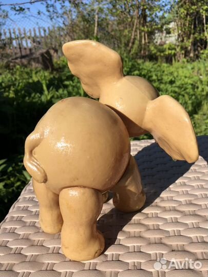 Игрушка Слон Целлулоид СССР охк