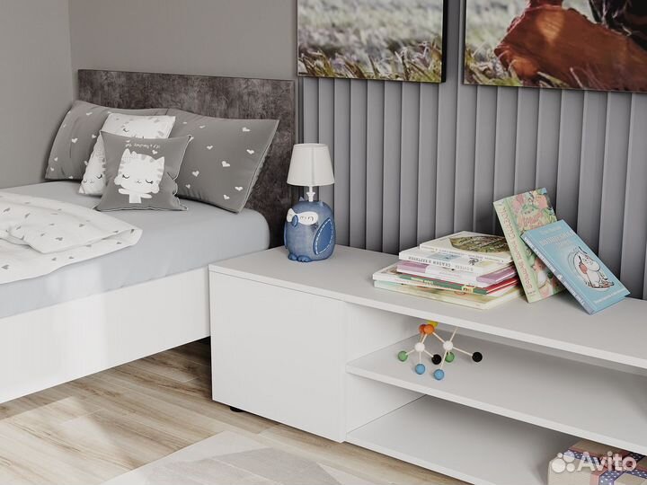 Тумба под тв белая