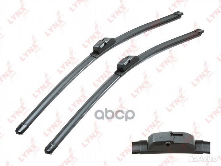 LB-1255) Комплект бескаркасных щеток стеклоочи