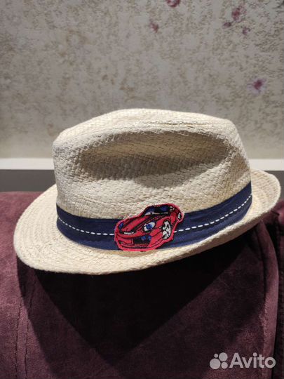 Соломенная шляпа детская