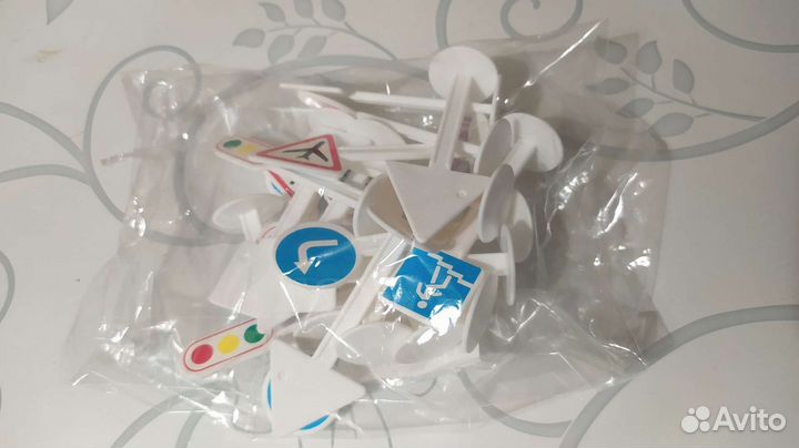 Машинки, Поли робокар, знаки, рогатка, руль