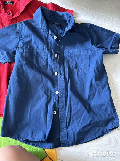 Рубашки пакетом на мальчика 6 -7 лет